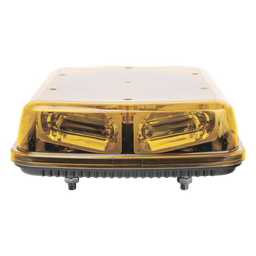 Mini Barra de Señalización / 18 LEDs Ámbar / Hyperlux / 25 Patrones de Destello / 12 VCC / -40°C a 55°C (-40°F a 131°F)