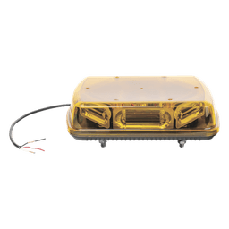 Mini Barra de Señalización / 18 LEDs Ámbar / Hyperlux / 25 Patrones de Destello / 12 VCC / -40°C a 55°C (-40°F a 131°F)