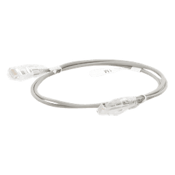 Cable de Parcheo Slim UTP Cat6 / 1 Metro (3.28 Pies) / 28 AWG / RJ45 Chapado en Oro / 10 Gbps