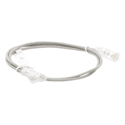 Cable de Parcheo Slim UTP Cat6 / 1 Metro (3.28 Pies) / 28 AWG / RJ45 Chapado en Oro / 10 Gbps
