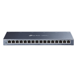 Switch / 16 Puertos Gigabit / 10/100/1000 Mbps / Fanless / Escritorio o Pared