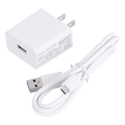 Cargador Micro-USB Profesional / 5 VCC / 1 A / Entrada 100-240 VCA / 1.94 x 1.67 x 0.96 in