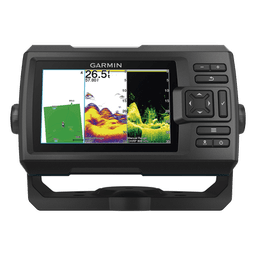 Ecosonda GPS / Pantalla WVGA 5.0" / Resolución 800x480 / CHIRP Tradicional y ClearVü / 500 W RMS / Transductor GT20 Incluido / IPX7