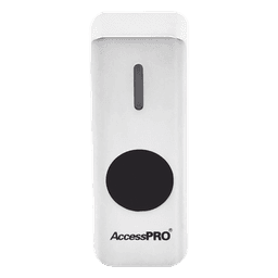Botón de Salida sin Contacto / IR / Distancia Ajustable 4 a 15 cm / Temporizador 0.3 a 30 s / IP68 / 12VDC