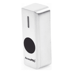 Botón de Salida sin Contacto / IR / Distancia Ajustable 4 a 15 cm / Temporizador 0.3 a 30 s / IP68 / 12VDC