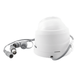 Cámara Domo TURBOHD / 2 Megapixel / Gran Angular 106.4° / IR 20 m (65.6 ft) / Audio por Coaxitron / Interior / 4 Tecnologías