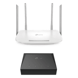 Kit ONU Gigabit / Router Wi-Fi AC1200 / 4 Puertos LAN Gigabit / 4 Antenas Omnidireccionales / Administración Remota TR-069 / IPv6