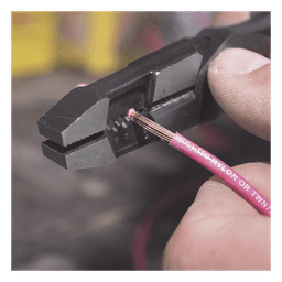Pinza Híbrida / 3 en 1 Cortar-Pelar-Ponchar / 8" (20.3 cm) / Cable Sólido 10-14 AWG / Cable Trenzado 12-16 AWG / Pernos 6-32 y 8-32