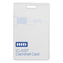 Tarjeta de Proximidad iClass / 26 Bits / Memoria 2K / Formato Clamshell Grueso / Programación Aleatoria
