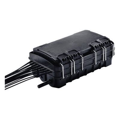Caja de Distribución de Fibra Óptica / 24 Empalmes / 16 Puertos SC/APC Simplex / IP65 / 16 Salidas Drop