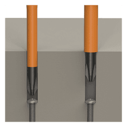 Juego de Desarmadores Intercambiables con Aislamiento 1000V / 8 Puntas / Mango Ergonómico / Estuche Enrollable