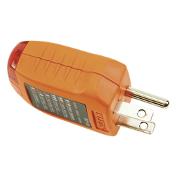 Probador de Tomacorrientes / Secuencia de Luces LED / Cableado Correcto/Incorrecto / Resistente a Caídas 2 m (6.6 ft) / UL 1436 y CSA C22.2 No. 160 / 110/125 VCA 50-60 Hz