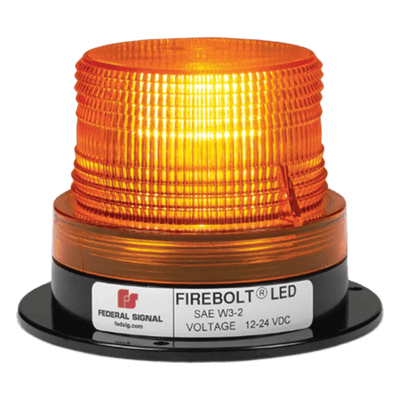 Estrobo LED Ámbar / Bajo Perfil / 2 Joules / 12-72 Vcc / 2 W / 12.7 x 9.1 cm