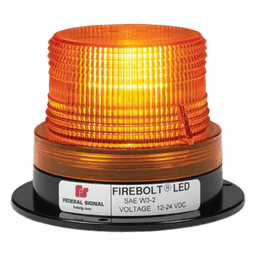 Estrobo LED Ámbar / Bajo Perfil / 2 Joules / 12-72 Vcc / 2 W / 12.7 x 9.1 cm