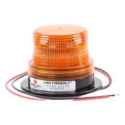 Estrobo LED Ámbar / Bajo Perfil / 2 Joules / 12-72 Vcc / 2 W / 12.7 x 9.1 cm
