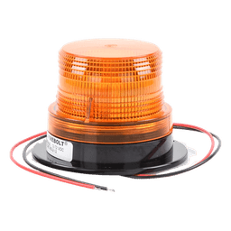 Estrobo LED Ámbar / Bajo Perfil / 2 Joules / 12-72 Vcc / 2 W / 12.7 x 9.1 cm