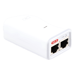 Adaptador PoE / Gigabit 10/100/1000 Mbps / 24 VDC 0.3 A / Protección ESD / 72 x 45 x 33 mm / Interior