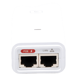 Adaptador PoE / Gigabit 10/100/1000 Mbps / 24 VDC 0.3 A / Protección ESD / 72 x 45 x 33 mm / Interior