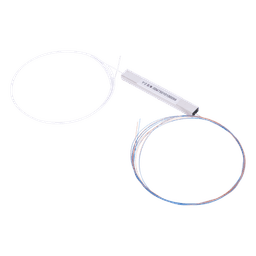 Splitter Óptico PLC / 1x2 Balanceado 50/50 / Fusión Sin Conectores / 1260-1650 nm / Pérdida de Inserción 4.1 dB / FTTx