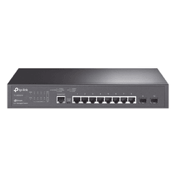 Switch Gigabit Administrable / 8 Puertos RJ45 + 2 SFP / 20 Gbps / SDN Omada / QoS 8 Colas / IPv4/IPv6