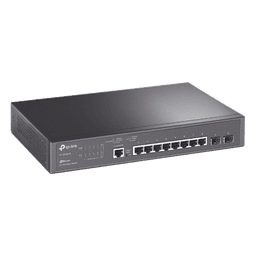 Switch Gigabit Administrable / 8 Puertos RJ45 + 2 SFP / 20 Gbps / SDN Omada / QoS 8 Colas / IPv4/IPv6