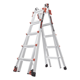 Escalera Multi-Posiciones / 6.7 m (22') / 136 kg (300 lbs) / Aluminio Aeroespacial / Suelos Inclinados