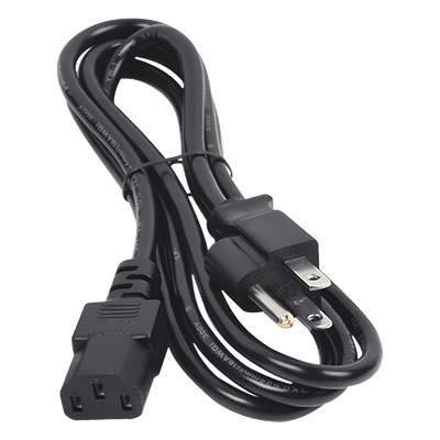 Cable de Alimentación Eléctrica / 110-240 VCA / 1.5 m (4.92 ft) / IEC 320C13 / NEMA 5-15P / Trifásico con Tierra