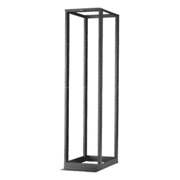 Rack de Cuatro Postes / 19" EIA-310D / 45 UR / Carga 1134 kg (2500 lbs) / Rieles Roscados #12-24 / Profundidad 584 mm (23 in)