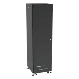 Gabinete Rack 19" / 42UR / 600 x 600 mm / Puerta Seguridad 3 Puntos / Cristal Templado / Laterales Desmontables