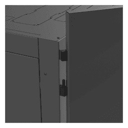 Gabinete Rack 19" / 42UR / 600 x 600 mm / Puerta Seguridad 3 Puntos / Cristal Templado / Laterales Desmontables