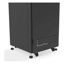 Gabinete Rack 19" / 42UR / 600 x 600 mm / Puerta Seguridad 3 Puntos / Cristal Templado / Laterales Desmontables