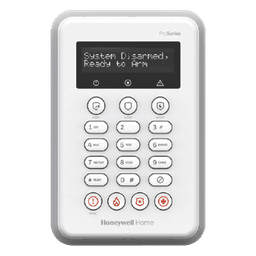 Teclado Inalámbrico / Pantalla Alfanumérica Retroiluminada / Alcance 92 m (301.8 ft) / Armado Stay-Away / 2.4 GHz / 5 Años Batería