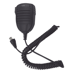 Micrófono para Radio Móvil / Conector 8 Pines / IP54 / Cable PU con Kevlar / 40 kg Resistencia / PTT con Guantes