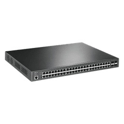 Switch PoE+ L2+ / 48 Puertos Gigabit / 4 SFP 1G / Presupuesto PoE 384W / Rendimiento 104 Gbps / Montaje en Rack