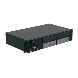 PDU Monitoreable / 16 Salidas 5-20R / Entrada NEMA L5-30P / Horizontal 19 in / 120 Vca / 30 A / 2 UR
