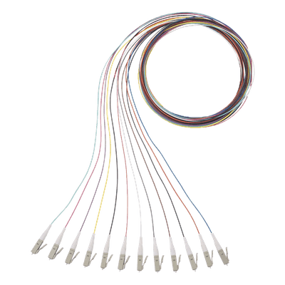 Kit de Pigtails / LC Multimodo / OM3 50/125 / 900μm / 1 Metro (3.28 Pies) / 12 Unidades