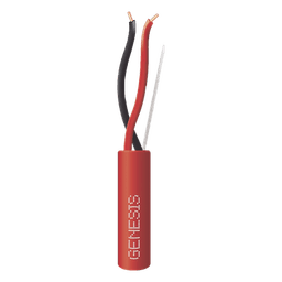 Cable de Alarma / 2x18 AWG / Riser FPLR-CL3R / Resistente al Fuego / 152 m (500 ft) / Color Rojo