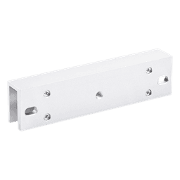 Montaje en U para Chapa Magnética / Puertas de Cristal / Espesor hasta 17 mm / Aldural Anodizado / 185×28×45 mm (7.3×1.1×1.8')