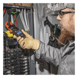 Amperímetro de Gancho / 400A CA / CAT III 600V / Probador de Fase / Divisor de Línea / Retroiluminado / 2 m (6.6 ft) de Protección ante Caídas