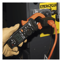 Amperímetro de Gancho / 400A CA / CAT III 600V / Probador de Fase / Divisor de Línea / Retroiluminado / 2 m (6.6 ft) de Protección ante Caídas