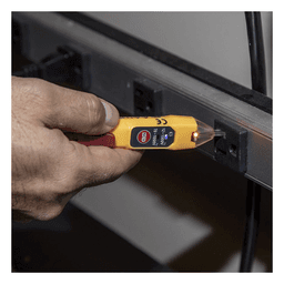 Detector de Voltaje sin Contacto / Rango Dual 12-1000 VCA / Indicadores Visuales y Audibles / CAT IV 1000 V / Apagado Automático / IP54