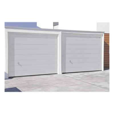Puerta de Garage Residencial / 10 x 8 pies (3.05 x 2.44 m) / Aislada / Panel Calibre 26 / Relleno Poliuretano 43 mm / Estilo Americano
