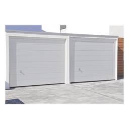 Puerta de Garage Residencial / 10 x 8 pies (3.05 x 2.44 m) / Aislada / Panel Calibre 26 / Relleno Poliuretano 43 mm / Estilo Americano