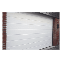 Puerta de Garage Residencial / 10 x 8 pies (3.05 x 2.44 m) / Aislada / Panel Calibre 26 / Relleno Poliuretano 43 mm / Estilo Americano