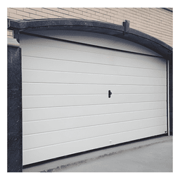 Puerta de Garage Residencial / 10 x 8 pies (3.05 x 2.44 m) / Aislada / Panel Calibre 26 / Relleno Poliuretano 43 mm / Estilo Americano