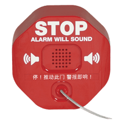 Alarma de Extintor Inalámbrica / Sirena 95/105 dB / Señal Visual Disuasoria / Alimentación 9V o 12-24V DC / Transmisión Inalámbrica a Receptor