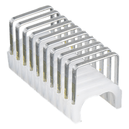 Grapas para cable / Aislamiento plástico UL / 300 piezas / 9 mm x 15 mm / 0.35 x 0.59 in / NM Romex 14/3, 12/3