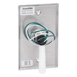 Switch con Llave / Contacto NC/NO / 24 VCD / Acero Inoxidable / 115 x 70 x 34 mm / 0.37 x 0.23 x 0.11 ft