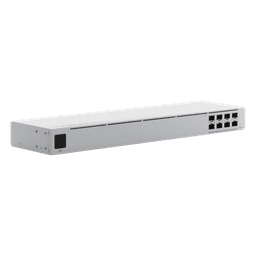 Switch administrable capa 2 / 8 puertos SFP+ 10G / 160 Gbps / Pantalla táctil 1.3" / 1U rack / 4.7 pies de profundidad