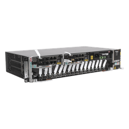 OLT GPON Carrier Class / 16 Puertos GPON / Backplane 800 Gbit/s / Uplink 1.04 Tbit/s / 2 UR / Fuente AC 90-290 VCA
